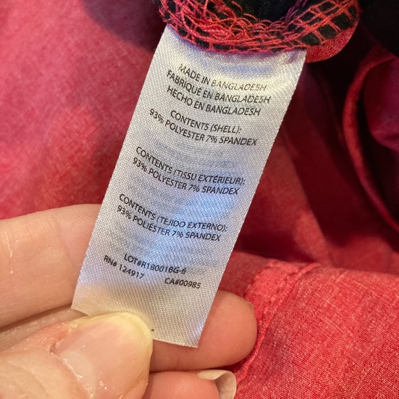 Men TRUNKS Multi Functional pink red chino Bermuda shorts size 34 - Picture 8 of 8